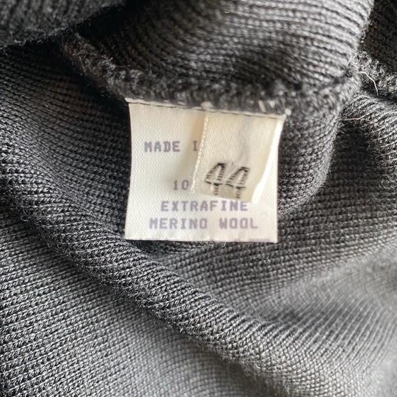 Takashimaya 100% Extra Fine Merino Wool skirt Made In Italy Size 44 Us Size 8 - Picture 8 of 12